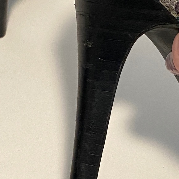 Diba green and black tapestry booties 6M 297 - Picture 7 of 10